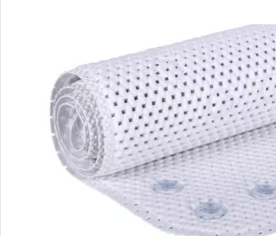 Duck Softex 17 in. L X 36 in. W White Polypropylene Bath Mat Latex Free