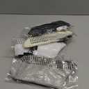 Jeyiour 4 Pairs Cute Pilates Grip Socks for Women, Ruffle Non-slip Grippy Yoga Socks with Bow for Gym Ballet Workout (Neutral)