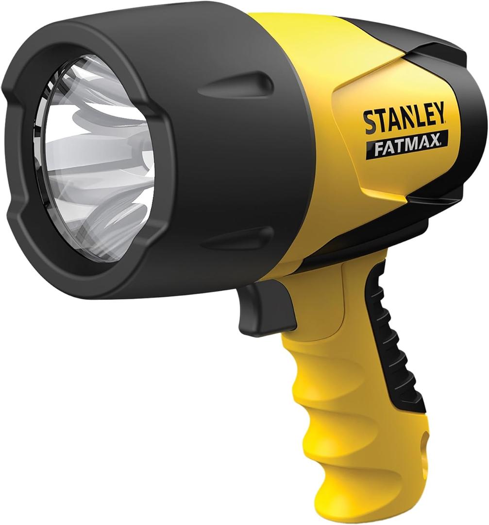 STANLEY FATMAX FL5W10 Rechargeable 600 Lumen Lithium Ion Waterproof LED Spotlight Flashlight