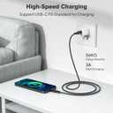 Elebase USB C to Type C Charger Cable 1.5/3.3/6.6FT 3Pack,USBC Charging Cord for iPhone 17e 16 16e 15 Pro Max Plus,Apple iPad Air 8 7 Mini 6,Samsung Galaxy S26 S25 S24 S23 A17 A56 A26,Z Flip Fold 5 6