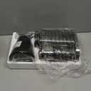 Aromaster Burr Coffee Grinder with 48 Grind Settings, Conical Coffee Bean Grinder for Home Use, Stainless Steel,40 Seconds Adjustable Timer, Anti-static, Easy to Clean with Brush (Lunar Silver)