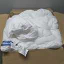 Bedsure Comforter Duvet Insert - Quilted Comforters Oversized King Size, All Season Duvet, GentleSoft Down Alternative Bedding, with 8 Tabs, Gifts for Women/Men, White, Oversized King 116 x 98 Inches