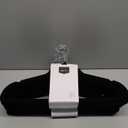 Amazon Basics Slim Velvet, Non-Slip Suit Clothes Hangers, Pack of 30, Black