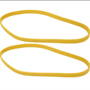 9 Inch Band Saw Tire, 2 Pcs Band Saw Tire Yellow Rubber 12.65mm Width 3.2mm Thickness Noise Reduction for 9 Inch Woodworking, Band Saw Accessories