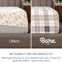 Bare Home Flannel Sheet Set Prints, 100% Cotton, Velvety Soft Heavyweight - Christmas Holiday Sheets - Double Brushed Flannel - Extra Softness, Comfort - Deep Pocket (Twin, Buffalo Plaid - Red/Black)