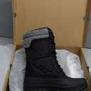 CAMEL CROWN Snow Boots for Women - Waterproof Booties with Warm Fur Lined Lace-up Shoes for Winter Outdoor SIZE 7.5