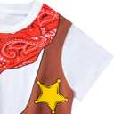 Toddler Boy Cowboy Pirate T-Shirt Halloween Thanksgiving Party Novelty Funny Short Sleeve Tee