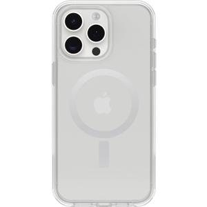 OtterBox iPhone 15 Pro MAX (Only) Symmetry Series Clear Case (Clear), Snaps to MagSafe, Ultra-Sleek, Raised Edges Protect Camera & Screen