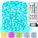 Lovelite 400 LED Christmas Fairy Lights Color Changing, 131 FT 35 Colors String Lights with Remote Silver Wire, Waterproof Fairy Light Plug in for Halloween Xmas Party Bedroom Wedding Indoor Decor