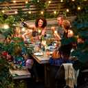 VerRon 50FT LED G40 Globe String Lights, Shatterproof Outdoor Patio String Lights with 50+2 Dimmable Edison Bulbs, 50 Backyard Hanging Bistro Light Waterproof for Balcony Party Wedding Market Cafe