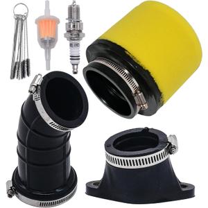 0470-322 0470-391 Air Filter Fit for Arctic Cat 375 400 454 500 ATV With 0470-305 Air box Carb Intake Boot and 3402-149 Intake Manifold Pipe