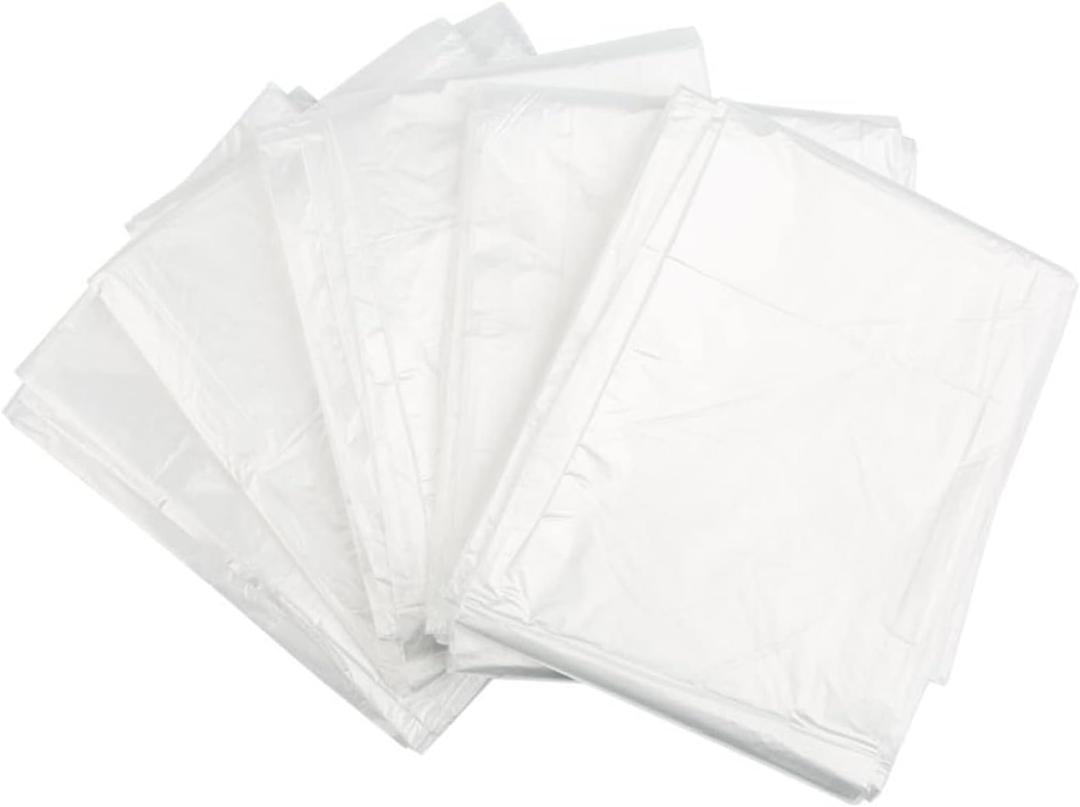 Plastic Table Cloth,Plastic Party Table Cover,Disposable Table Cloth,Disposable Square Table Cover,White,8 Pieces,70.8 Inch.