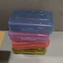 Mr. Pen Plastic Pencil Case Box, 24 Pack, Colorful
