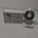 Portable Range Hood for Kitchen Cooking, Exhaust Fan with Filter for Fumes  Low Noise, Ventilation for Indoor BBQ, RV, Camping, Workbench, Stovetop, Cordless & Rechargeable (White) (Rechargeable Battery Version)