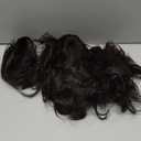28 Pieces Human Hair Weave Extensions with Top Closure Straight Short Hair Extension for Women Daily Use (2#)
