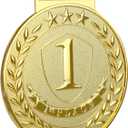 Abaokai 1st, 2nd, 3rd Award Medals - -Winner Medals, Large Metal Award Medals with Smooth Ribbon - Perfect for School Competitions, Party, Students, Olympic Style 3 Inches (Gold Silver Bronze-12 Pcs)