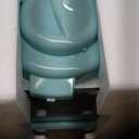 Nostalgia Electric Ice Cream Maker with 2-Qt Double Insulated Gel Canister & Stainless Steel Base - Makes Sorbet, Soft Serve, and Frozen Yogurt - Aqua