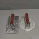 Stainless Steel Burger Press, Hamburger Press, Heavy Duty Meat Press, 8 Inch Bacon Press & 6.3 Inch Round Burger Smasher with Wood Handle, Grill Press for Smashburger, BBQ Bacon Up, Beef