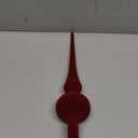 Sumind 11 Inch Red Velvet Finial Christmas Tree Topper Vintage Spherical Tree Topper Velvet Finial Mid Century Christmas Ornament for Home Xmas Holiday Party Decorations