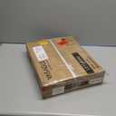 VASAGLE C-Shaped End Table, Small Side Table for Couch, Sofa Table with Metal Frame for Living Room, Bedroom, Bedside, Ebonized Oak and Black