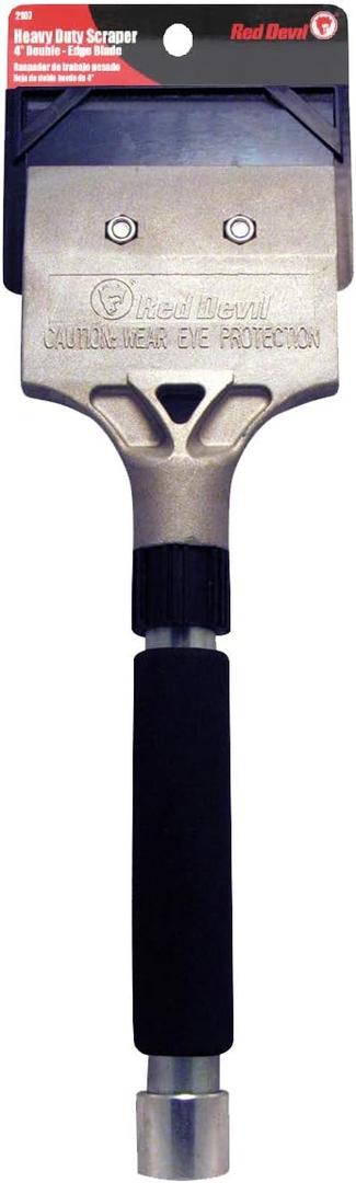 Red Devil 2107 Short Handle Heavy Duty Floor Scraper