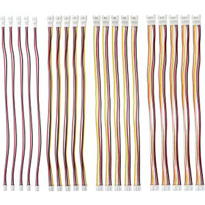 20pcs PH2.0mm 2PIN 3PIN 4PIN 5PIN Double End Female and Male Connector Extension Cord Terminal Connector Electronic Wire Cable 200mm