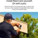 Google Nest Cam Outdoor (Wired, 2nd Gen) - Security Camera with 2K Video and Gemini, Night Vision, 2-Way Audio - Works with Google Home - 2025 Model - Snow