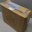 Vinyl Record Player Bluetooth with Speakers 3 Speed Portable Turntable Suitcase Built in 2 Speakers RCA Line Out AUX Headphone Jack PC Recorder-White