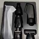 Bomxin Beard Trimmer for Men 6 in 1 Cordless Waterproof Electric Hair Clippers Mustache Body Face Trimmer All in One Grooming Kit with LED Display USB Rechargeable