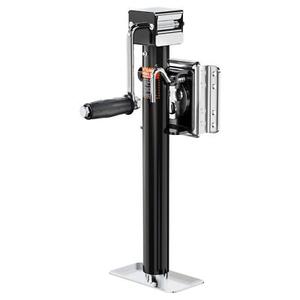 YOMILINK Bolt-On Trailer Jack, Load Capacity 2500 lbs, 15" Lift, Heavy Duty Swivel Jacks, for RV, Horse, Yacht, Utility Trailer, Capacity 2000-2500 lbs