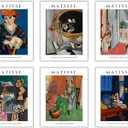 CNTG Design Modern Art Poster Set of 6 – Unframed 8x10 Inch Wall Prints – Colorful Aesthetic Decor for Living Room, Bedroom or Office