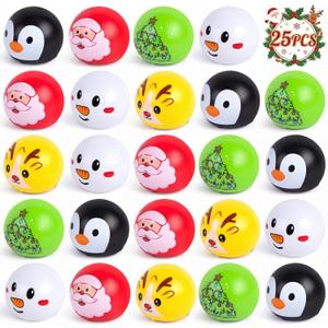 3 otters 25PCS Christmas Wind Up Toys for Kids, Christmas Stocking Stuffers Pull Back Toy Cars Set for Xmas Party Favors, Classroom Prize Gifts, Goodie Bag Fillers