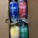 ANYCUBIC PLA Filament 1.75mm Bundle, 3D Printing PLA Filament 1.75mm Dimensional Accuracy +/- 0.02mm, 1KG Reusable Spool (2.2 lbs), 4KG Red + Green + Blue + Yellow