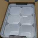 Citylife 17 QT Plastic Storage Bins Clear Storage Box with Lids Multipurpose Stackable Storage Containers for Organizing Tool, Craft, Crayon