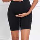 3Pack Women's Maternity Shorts Over The Belly Yoga Biker Pregnancy Workout Running Active Shorts for Women, 2XL