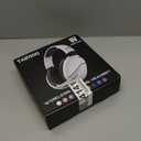 WolfLawS Wireless Gaming Headset with Noise Canceling Microphone for PS5, PC, PS4, 2.4G/Bluetooth Gaming Headphones with USB and Type-c Connector, Wired Mode for Controller Gamecube (White)