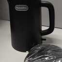 Nueve&Five 1.7L (57oz) Large Electric Kettle Perfect for 7+Cups of Tea and Coffee,2 quarts Double Wall Big Electric Tea Kettle,Auto Shut Off,1200W Hot Water Kettle Electric Color Black