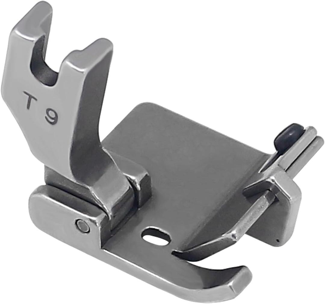 YEQIN Adjustable Bias Binder Foot Edge Guide Foot Hemmer Foot #T9 3-in-1 Universal Multifunctional Presser Foot for Industrial Lockstitch Sewing Machine