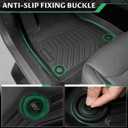 Floor Mats for Audi Q7 2017-2026, with 2nd Row Bench, ONLY 7 Seats