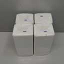 JOLLY CHEF 200 Pack Disposable Paper Napkins, Soft Bathroom Napkins for Guests, 2-Ply White Paper Hand Towels for Halloween, Wedding, Thanksgiving