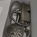 MakeFit Filtered Shower Head with Handheld Combo Brushed Nickel - Dual 2-in-1 Spa System with Massage Shower Head and 10 Modes Hand Held Showerhead, High Pressure, Buit in Power Wash Mode