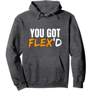 You Got FLEX'D Package Delivery Driver FLEX Swagazon Pullover Hoodie (M, Dark Grey)