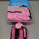 Kids Tool Set 55Pcs Tool Box Toddler Tool Kit for Girls Play Tools Toy with Tool Belt Electronic Toy Drill Safety Vest Pretend Play Construction Toy for Girls Boys Ages 3 4 5 6 7 Years Old (Pink)