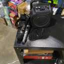 Karaoke Machine, Portable Bluetooth Speaker with 2 Wireless Microphones for Adults & Kids with Lights, Karaoke Microphone with PA System Supports USB/TF/FM/AUX for Home Party Home System Packages (Black)