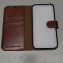 OCASE Compatible with iPhone 14 Wallet Case, PU Leather Flip Folio Case with Card Holders RFID Blocking Kickstand [Shockproof TPU Inner Shell] Phone Cover 6.1 Inch 2022 (Brown)