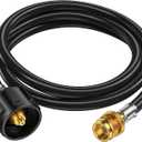 6 Feet Propane Hose Adapter 1lb to 20lbPropane Adapter 20lb to 1lb Converter, Propane Tank Adapter Hose 20 lb to 1 lb for Weber Q Grill/Coleman Stove/Blackstone Griddle/Buddy Heater