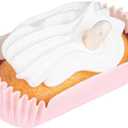 Restaurantware-Panificio 1.4 Ounce Baking Cups, 200 Fluted Cupcake Wrappers - Oven-Ready, Disposable, Pink Paper Disposable Muffin Liners, For Weddings, Birthdays, And More (Small)