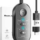 3 in 1 USB Mouse Mover with Timer, Separate Mode Selection and ON/Off Button, Mouse Shaker Wiggler Supports Multi-Track, Driver-Free and PlugPlay Keeps PC Active