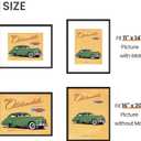Upsimples 16x20 Picture Frame, Display Pictures 11x14 with Mat or 16 x 20 Without, Wall Hanging Poster Frame, Black, 1 Pack