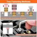 Preciva M3 Threaded Inserts Set, 360Pcs Heat Set Bolts Nuts with M3 Insert Tip and 60W Digital Soldering Iron, for 3D Printer Parts or Plastic Parts